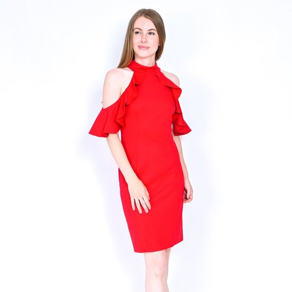 Amanda Uprichard Dresses & Skirts - AMANDA UPRICHARD Red Haven Bodycon Dress